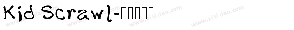 Kid Scrawl字体转换